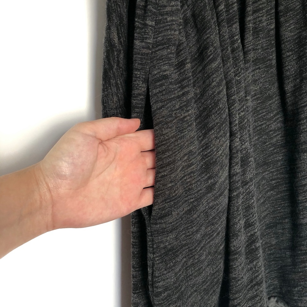 Free People One Body Cold Shoulder Gray Dress - Picture 8 of 12